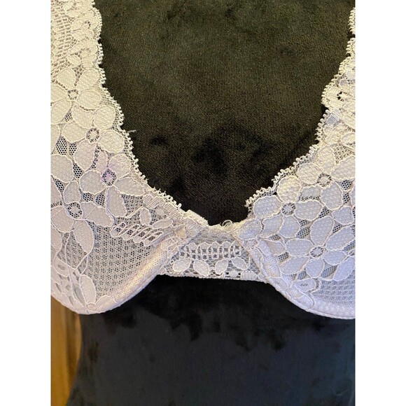 True  Bra Underwire Dusty Rose Pink Lacy 34 B Sexy Adjustable Straps - Picture 3 of 10